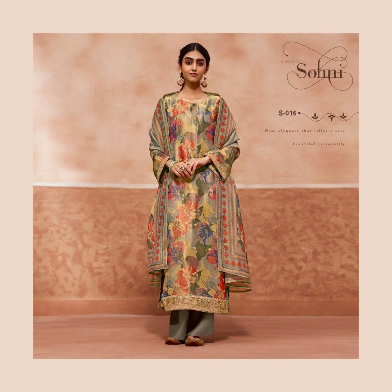 Lashkara By Kimora Sohni Kanjivaram Weaving Salwar Suits 